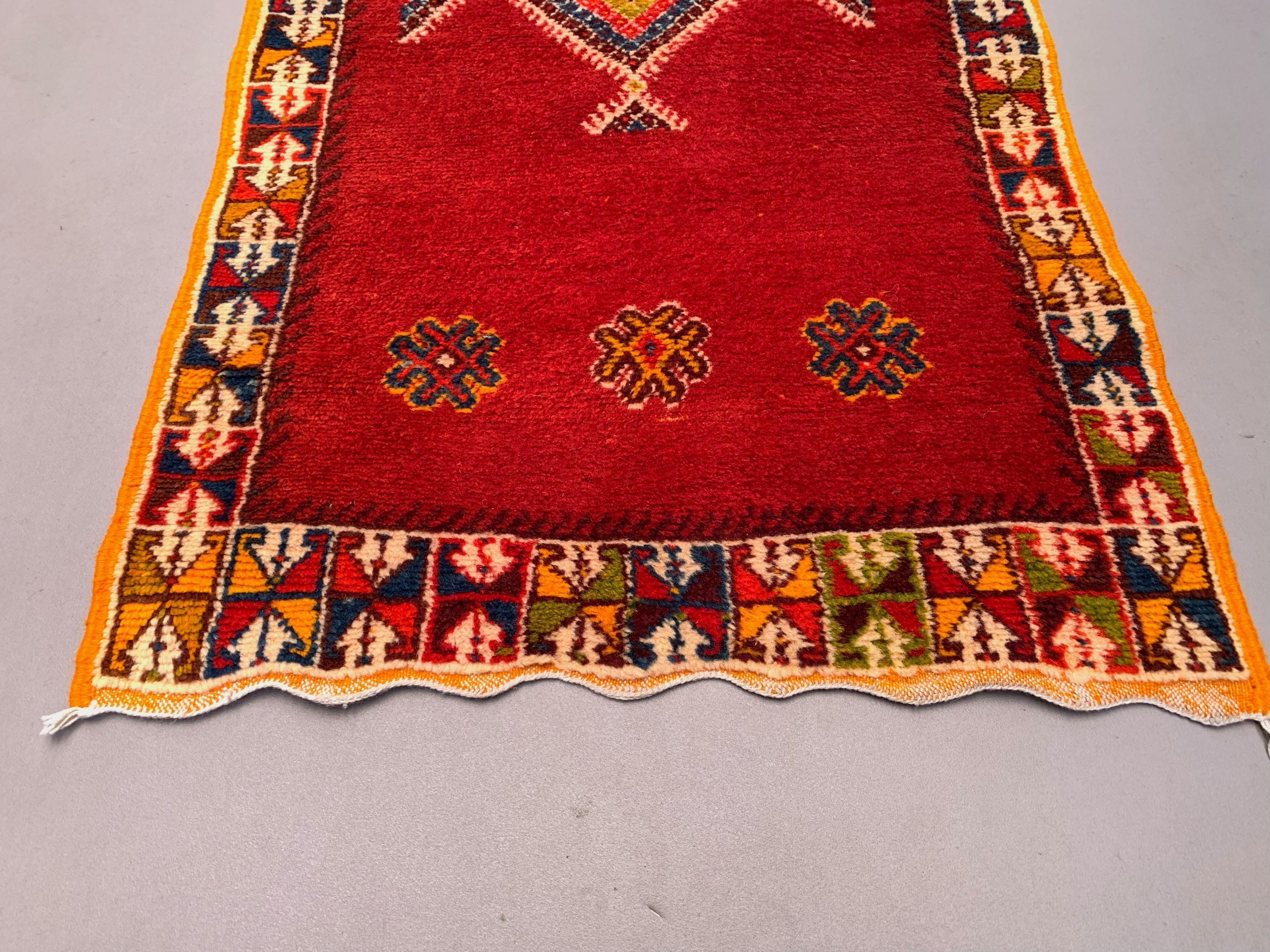 Vintage Moroccan Runner Rug 505x77 cm