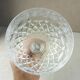 Former cut, engraved crystal wine glass, Rogaska Gallia, Slovenia