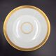 Cup and saucer empire porcelain woman's head on the golden net socket xixè b