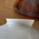 Vintage bel abat jour pour suspension en opaline blanche