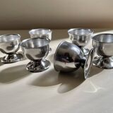Vintage stainless steel egg cups