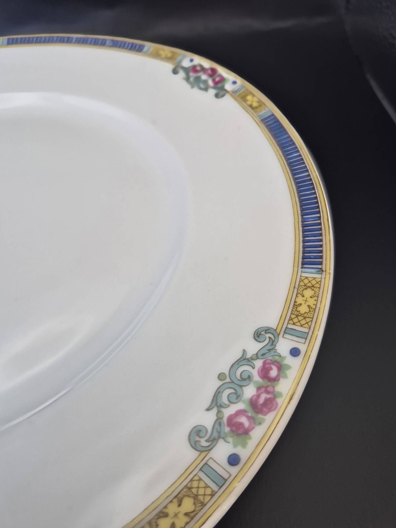 Presentation plate on pedestal Bernardaud Limoges – Art Deco – A711