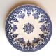 4 mismatched Gien dessert plates