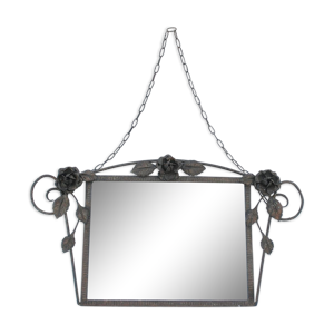Miroir en fer forgé