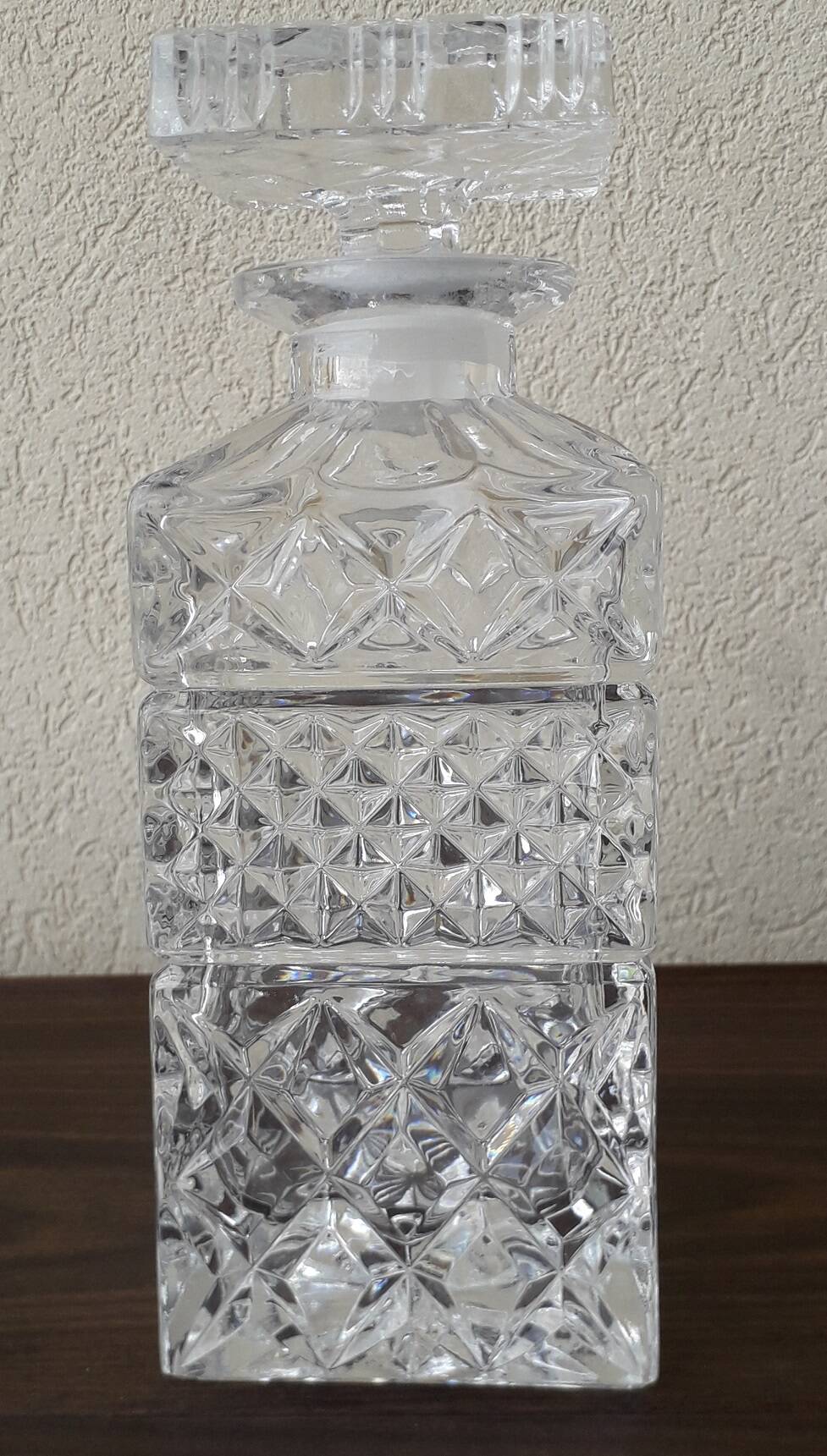 Whisky set with decanter and crystal glasses
