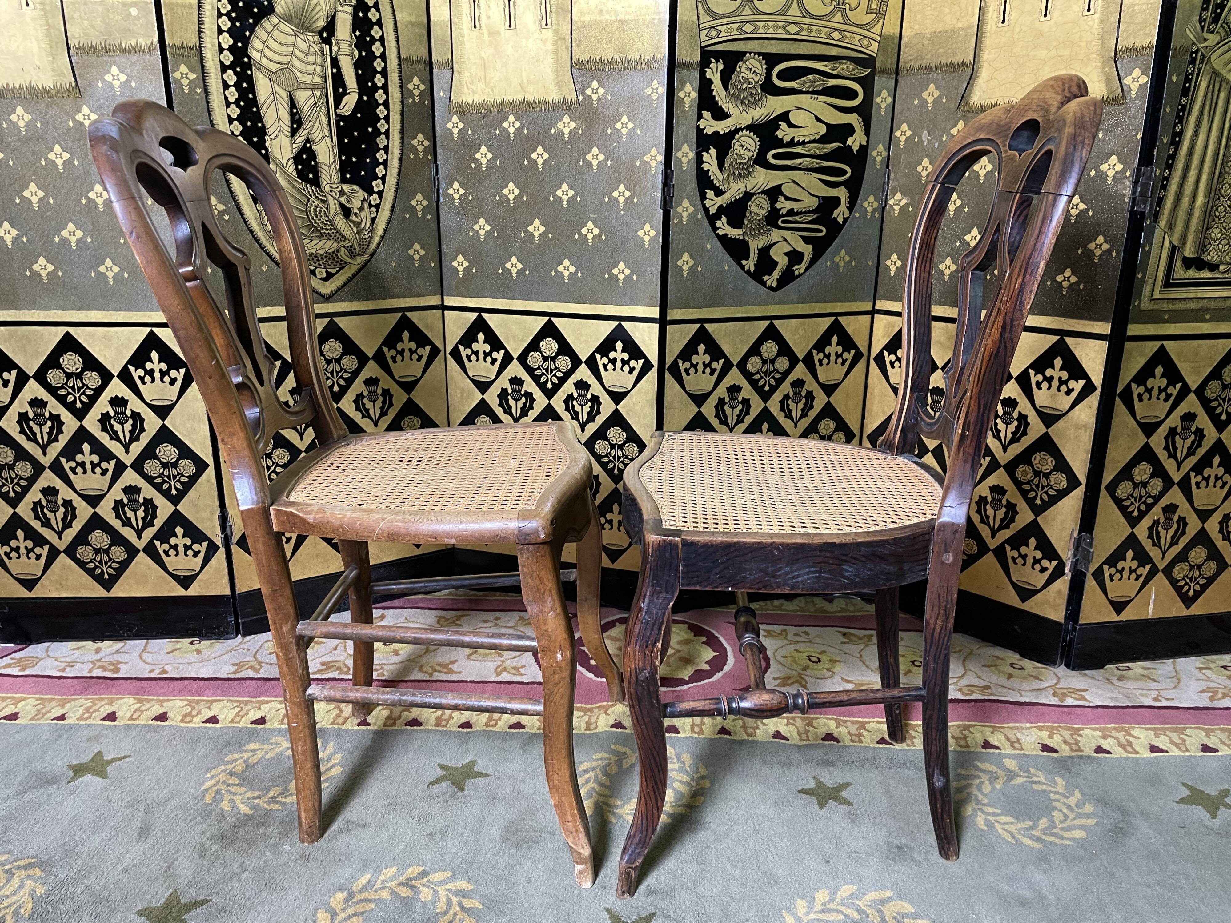 Suite of 7 Louis Philippe chairs