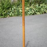 Lampadaire bois vintage sapin, lampe de plancher, lampe bois