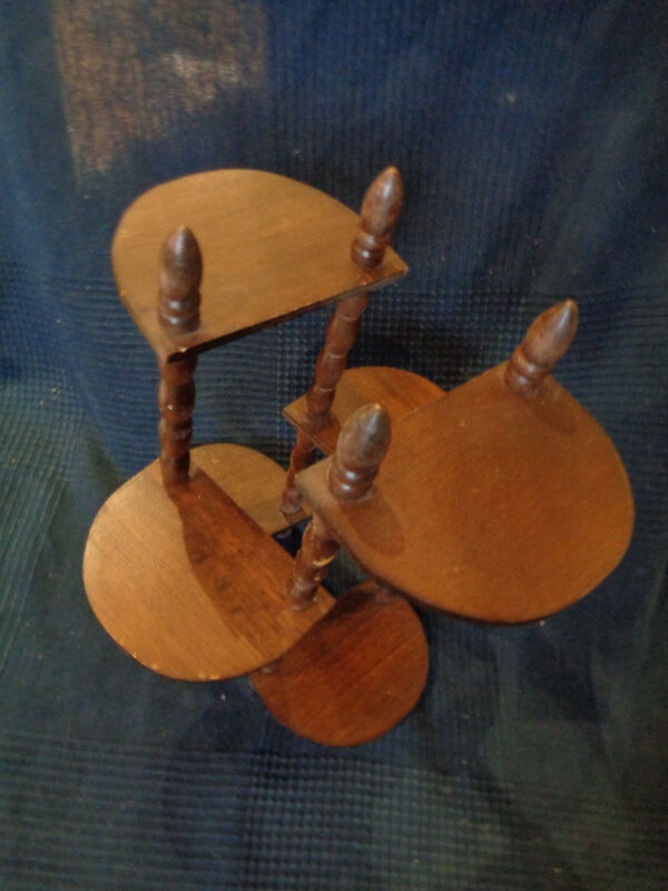 Étagére art décor art nouveau en bois shabby chic 6 étageres
