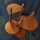 Storey art art nouveau in shabby chic wood 6-storey