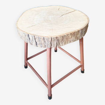 Vintage Solid Oak Stool