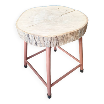 Vintage Solid Oak Stool