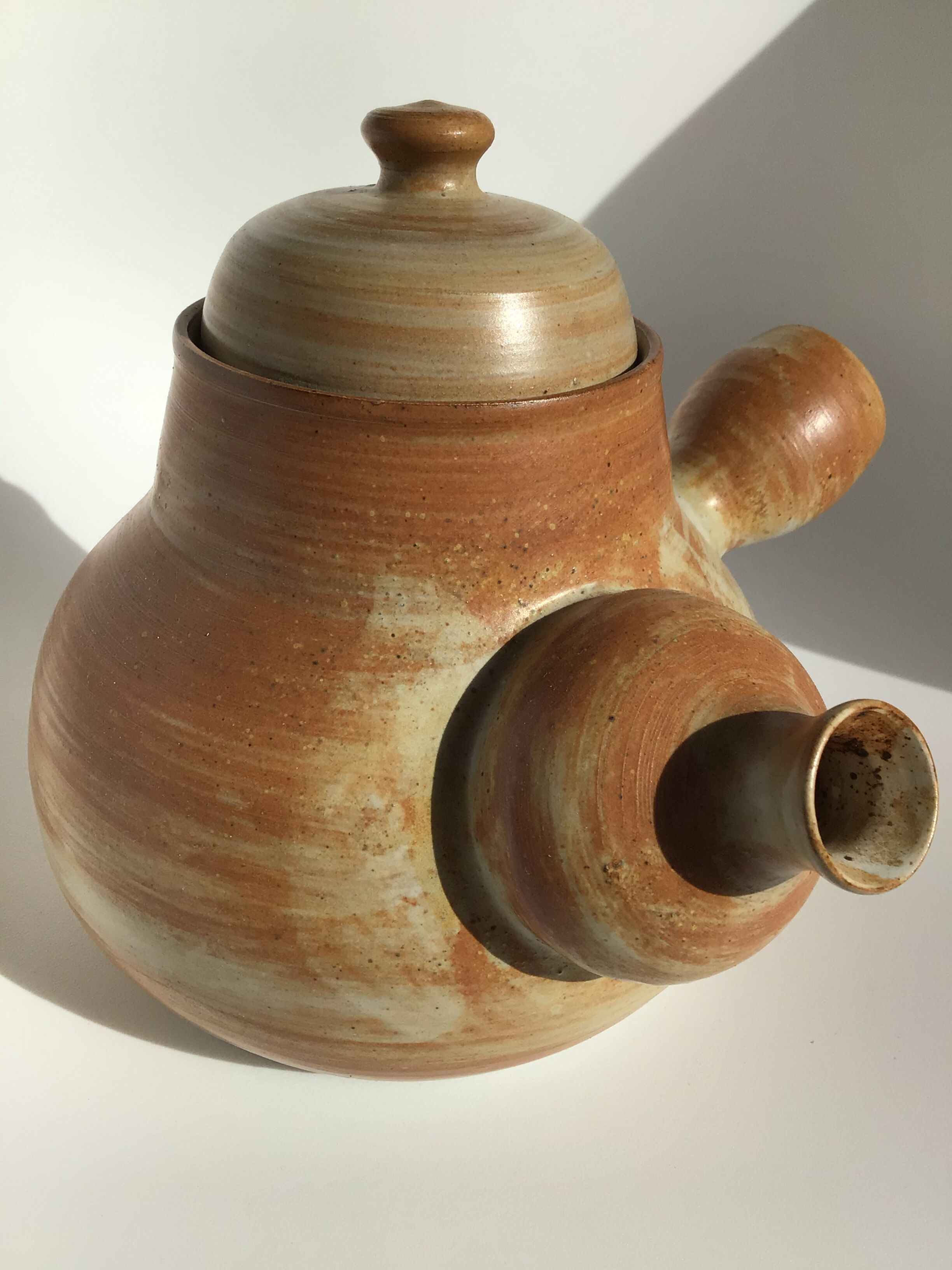 Artisanal sandstone teapot large original size