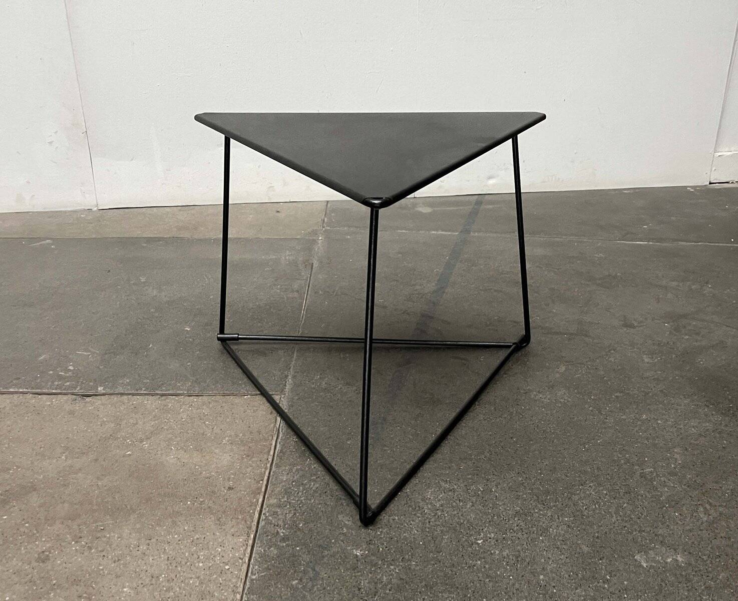 Postmodern metal table model OTI by Niels Gammelgaard for Ikea, 1980s.
