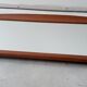 Miroir scandinave en teck 74 X 37 cm