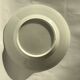 7 Dessert plates + dish in fine sky blue porcelain