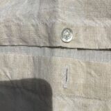 New linen pillowcase embroidered AC day double checkerboard