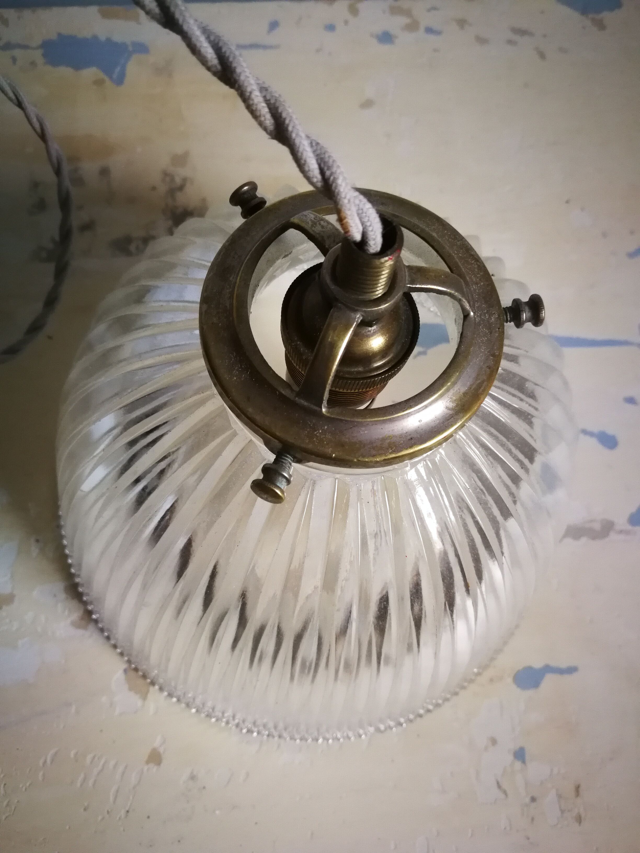 Holophane hanging lamp