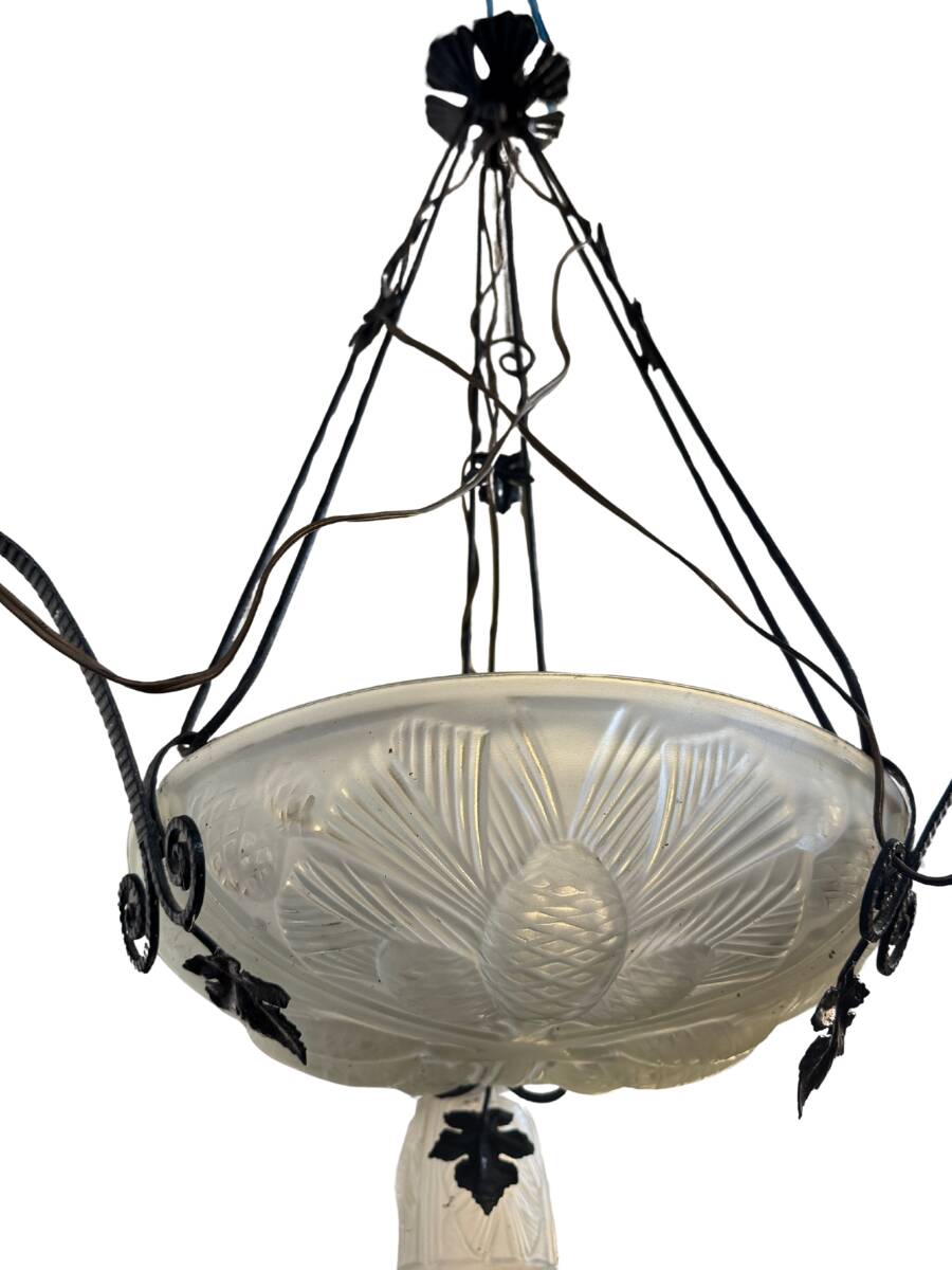 Art Deco pendant chandelier