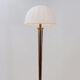 Metal and brass tripod floor lamp in Hollywood Regency style – 1950s