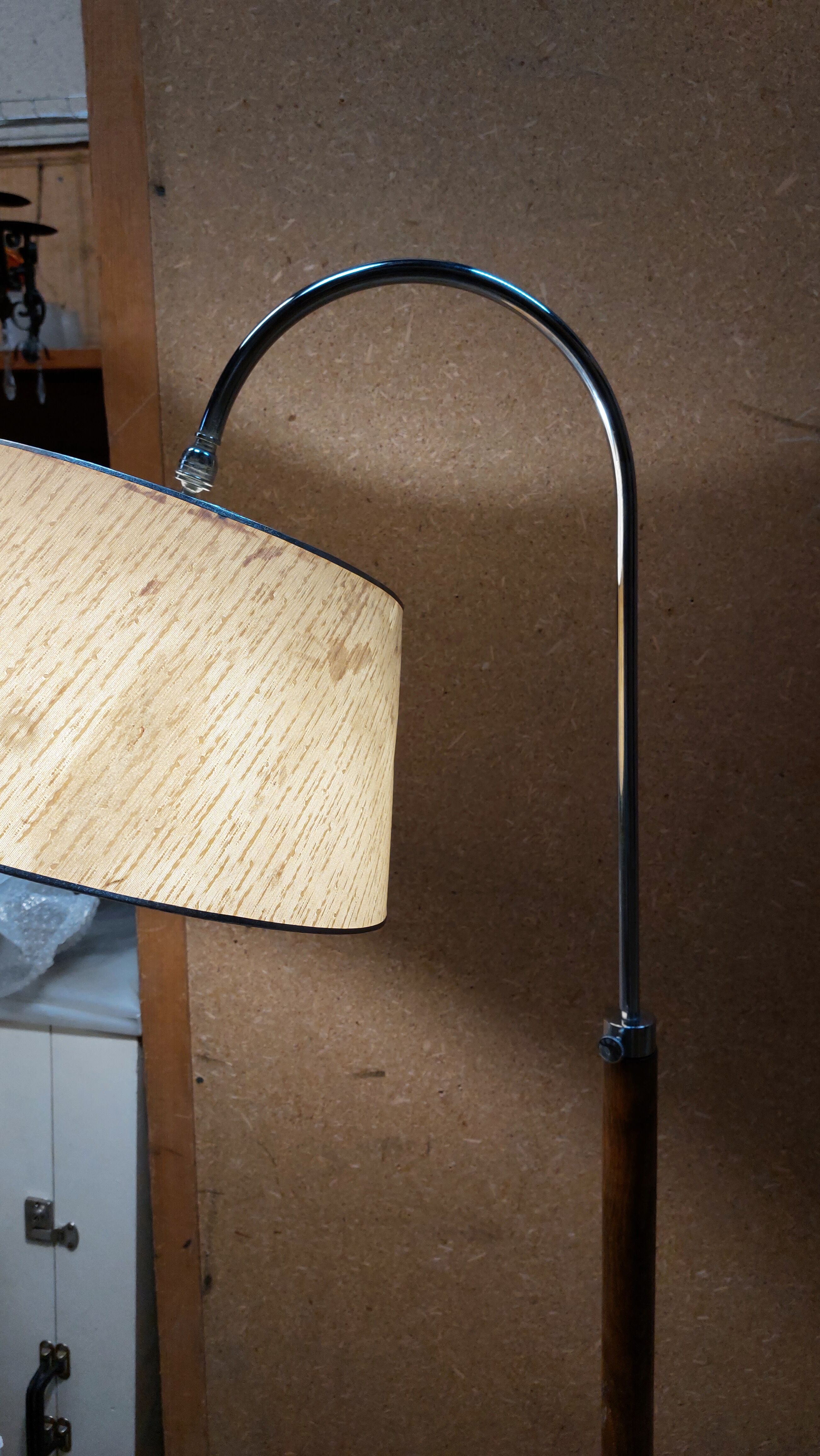 Vintage Reading Floor Lamp with adjustable height