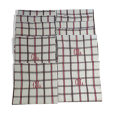 Ensemble de 12 serviettes de table vintage
