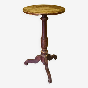 Antique french faux bois plant table, from the 2nd half the 1800s.