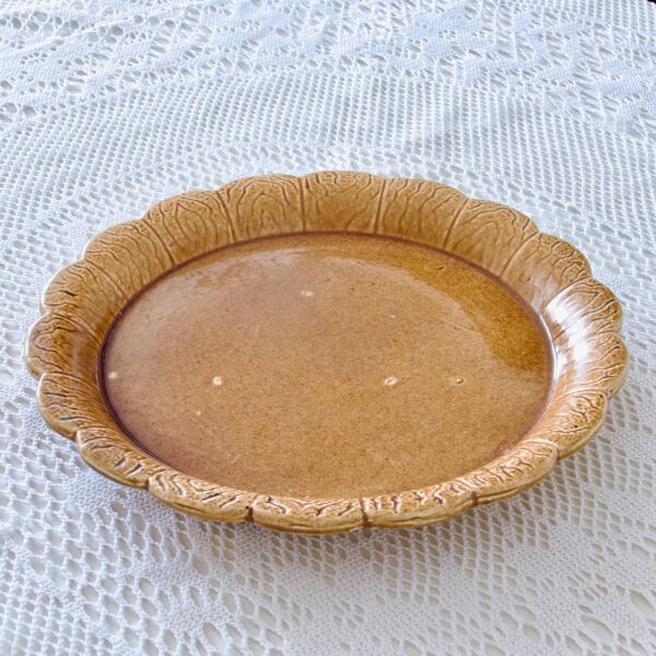 Grand cache-pot en barbotine de Wasmuel Art Nouveau XIXe