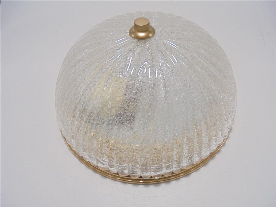 Bubbled glass ceiling lamp