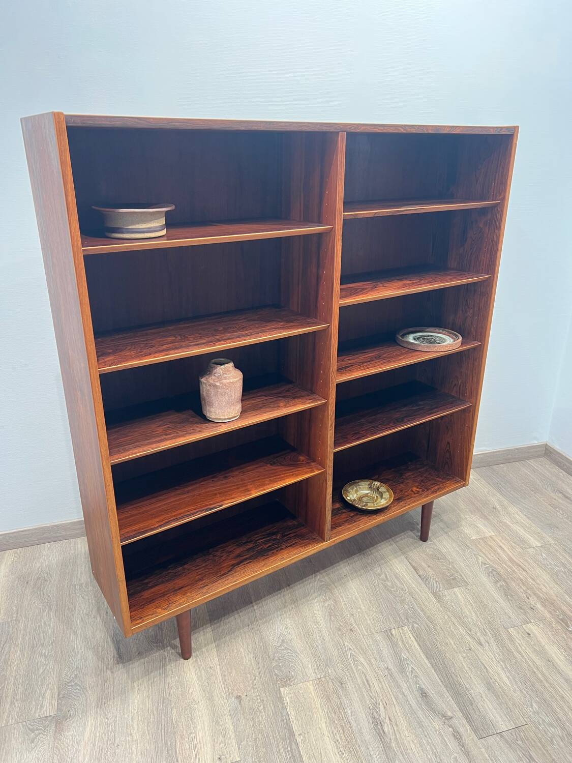 Scandinavian rosewood bookcase