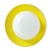 Applique en verre et métall, jaune, Italie, années 1960