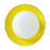 Metal opaline glass wall light, yellow, Italy, 1960s