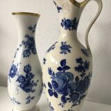 Vases en porcelaine Bavaria dorés à l ‘or fin