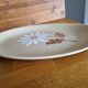 Large oval serving dish in Saint-Amand earthenware with Autumn decor