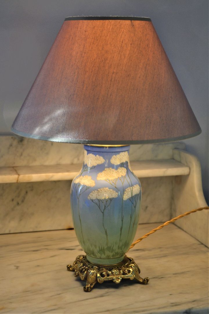 Ceramic table lamp from Lunéville
