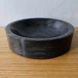 Dark grey marble ashtray