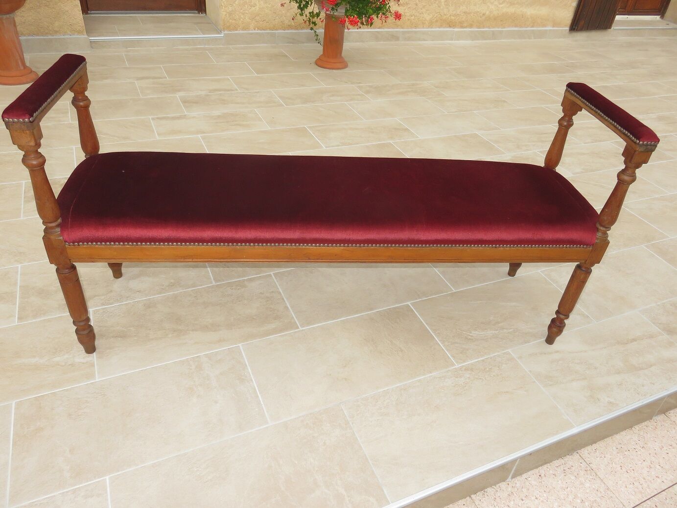Bench velvet 150 cm x 40 cm