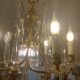 Grand lustre à cristaux époque 1 ère moitié du 20ème siècle.