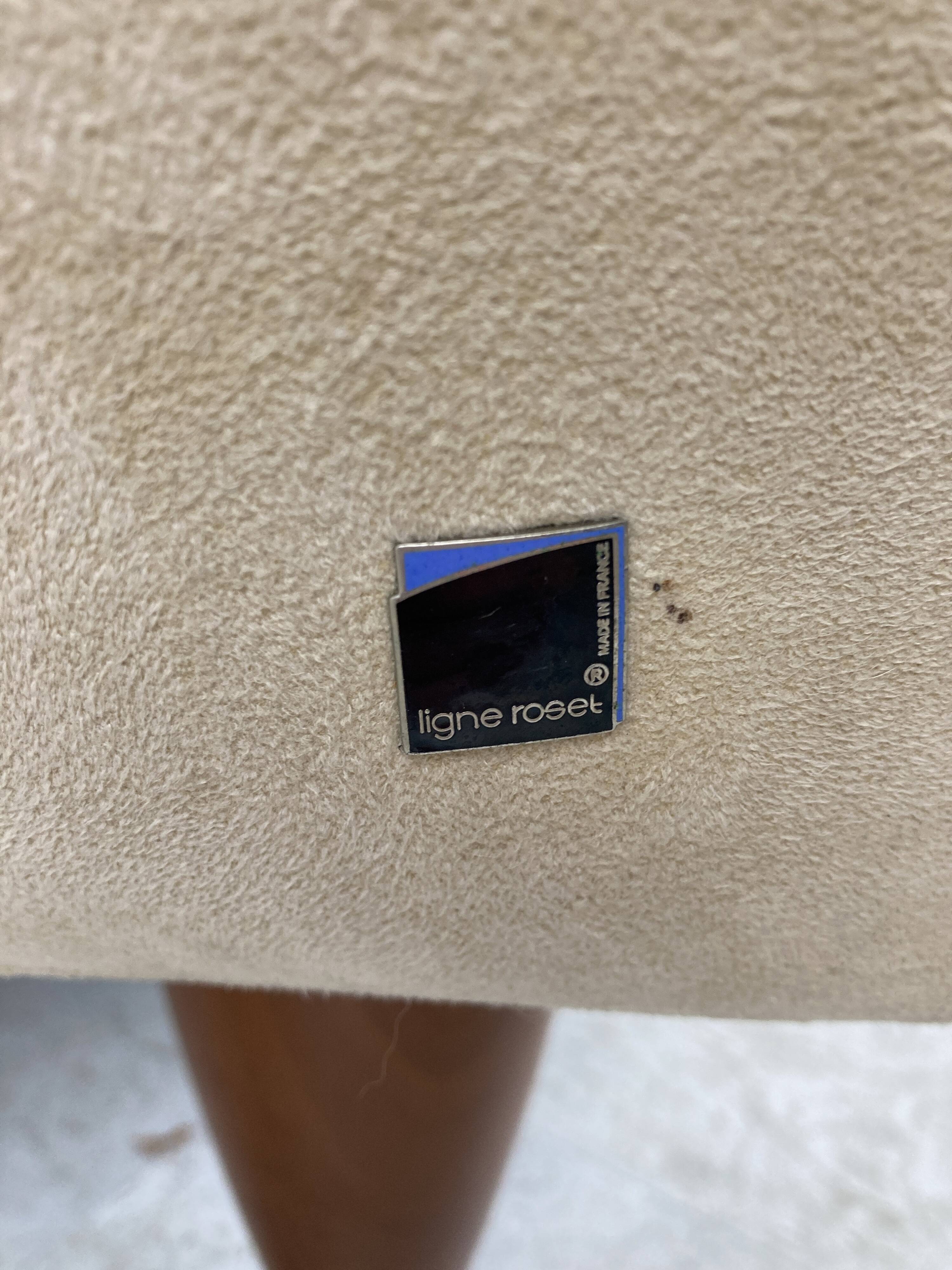 Fauteuil vintage à dossier haut par Ligne Roset, années 1990.