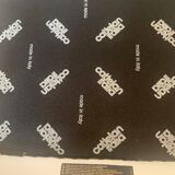 Set of 8 chairs design Cattelan leather and chrome