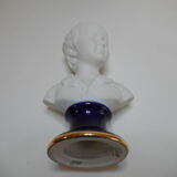 Biscuit and Limoges porcelain bust