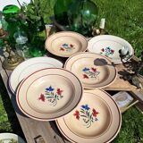 Vintage Luneville K&G plates