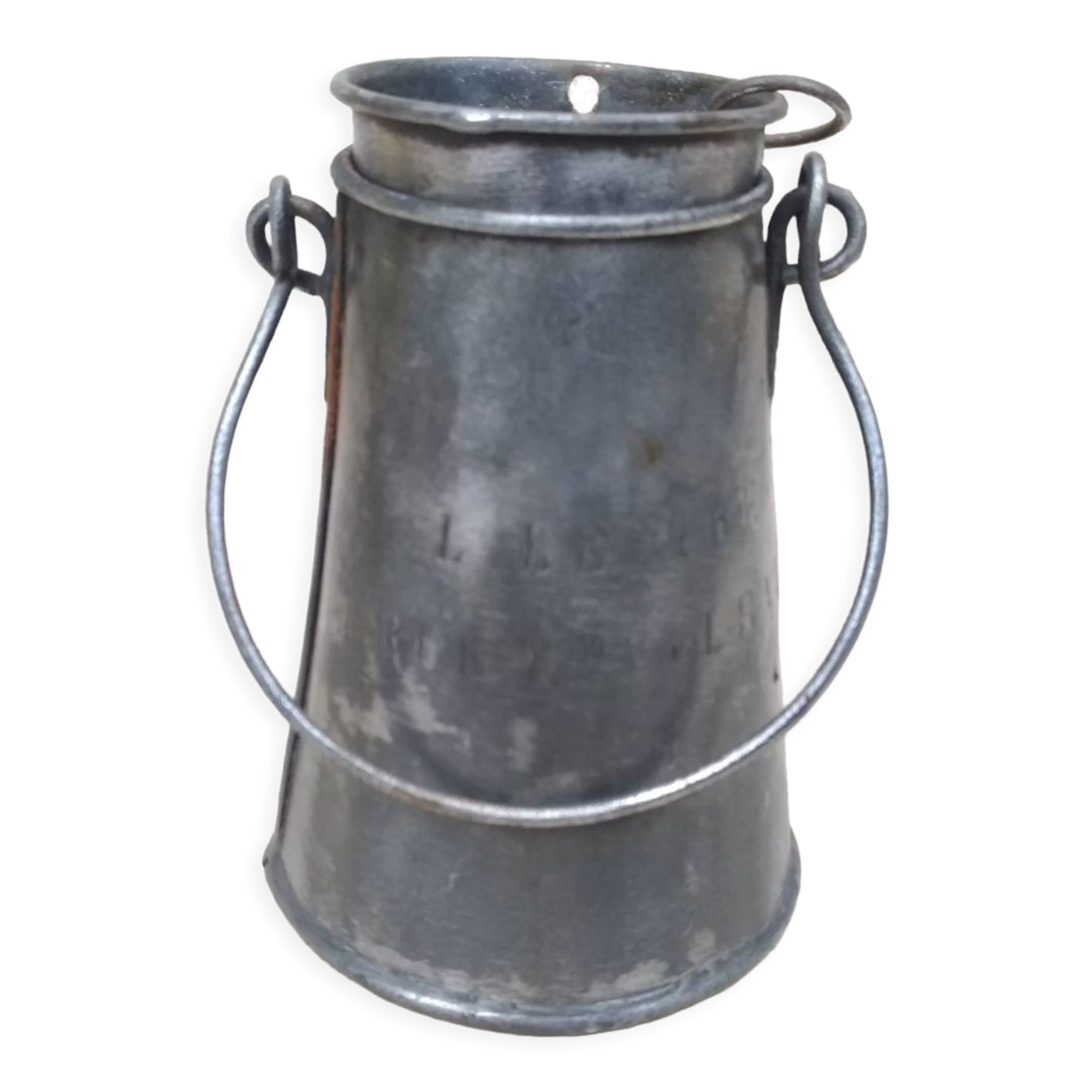 Tin milk jug