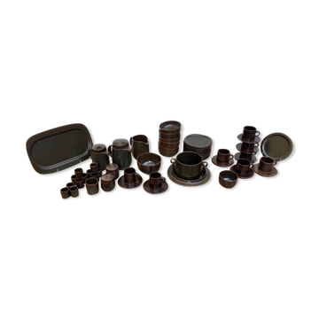 Rosenthal service in brown porcelain