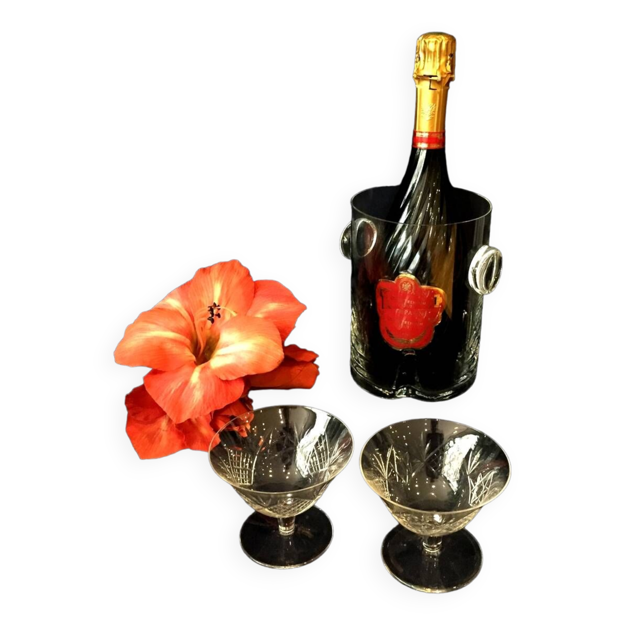 Crystal champagne bucket