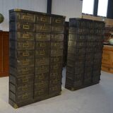 Pair of STRAFOR French cabinets with flaps, circa 1920s