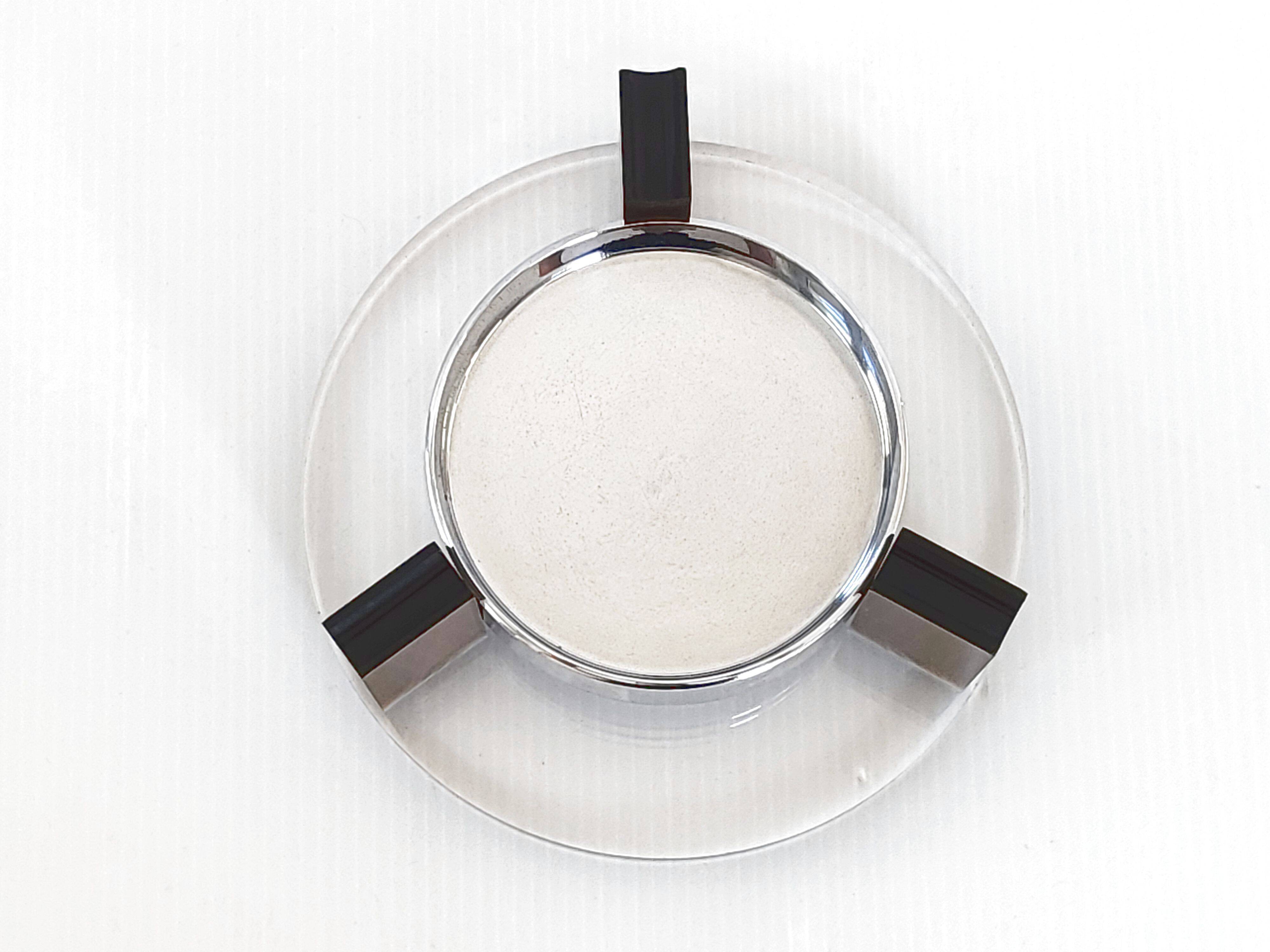 Vintage 1970s levitating magnetic ashtray