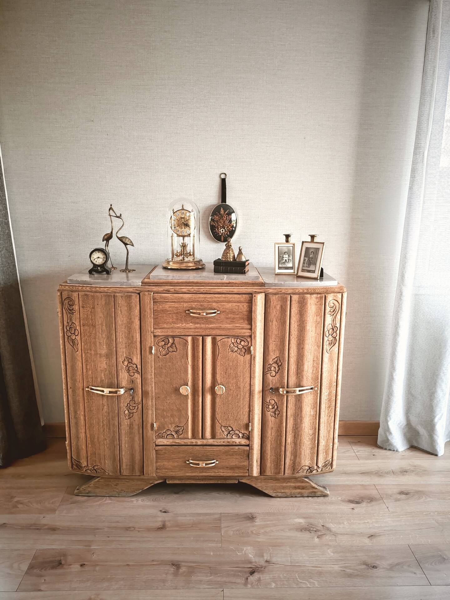 Buffet style art déco en chêne