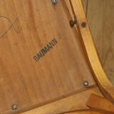 Baumann n°12 black skai chair, light beech