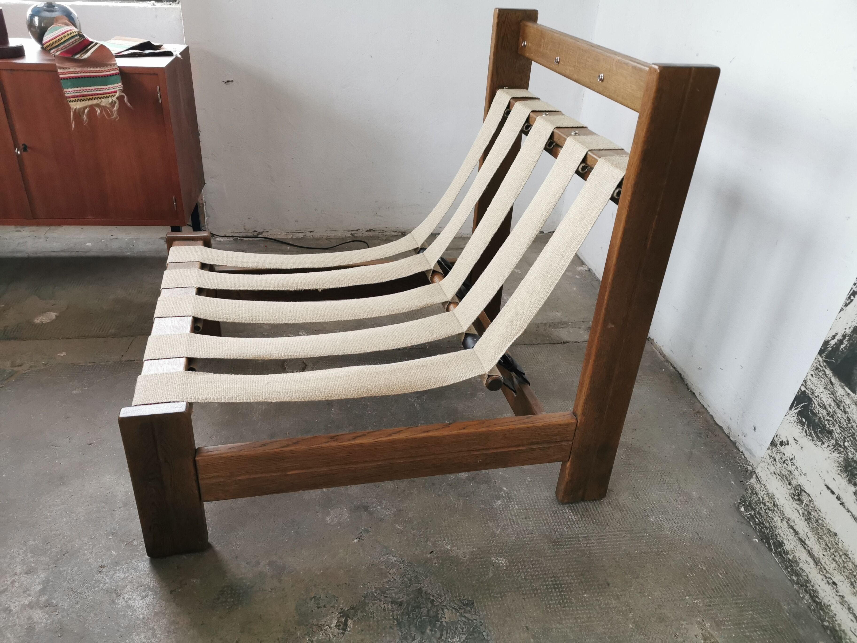 Tawny leather heater