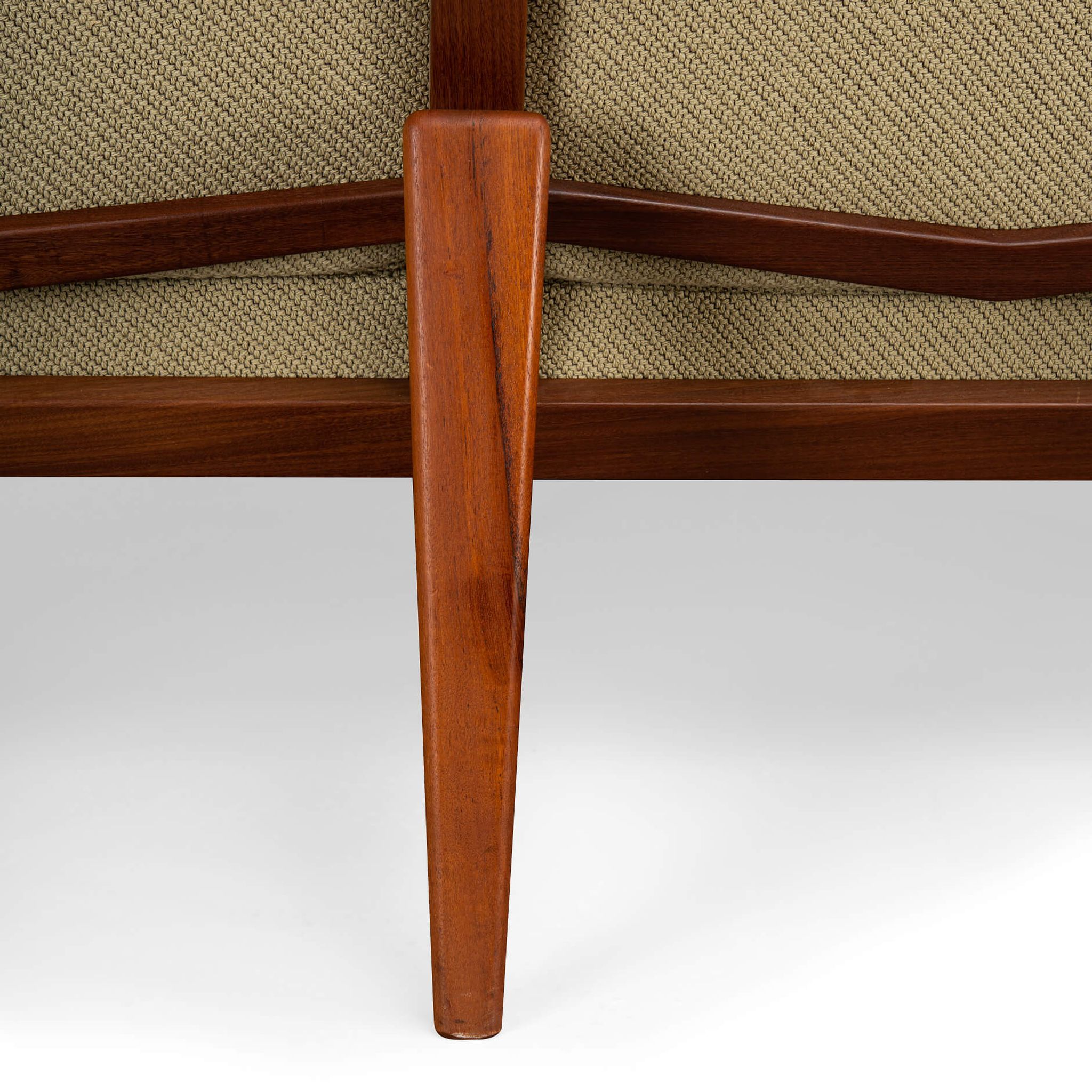 Sand color Sofa Model No. 35 by Arne Wahl Iversen made by Komfort, 1960s